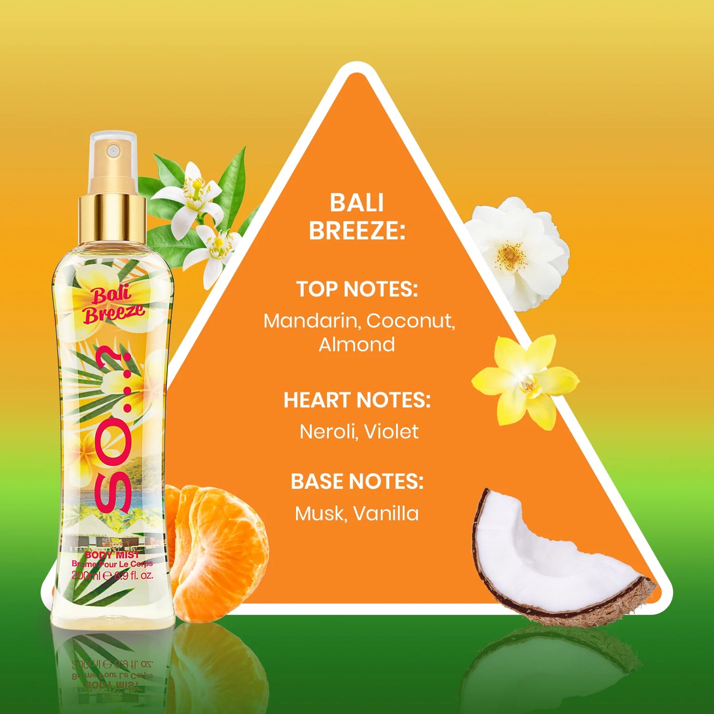 BRUME POUR LE CORPS 200ML - SO…? ESCAPES - BALI BREEZE