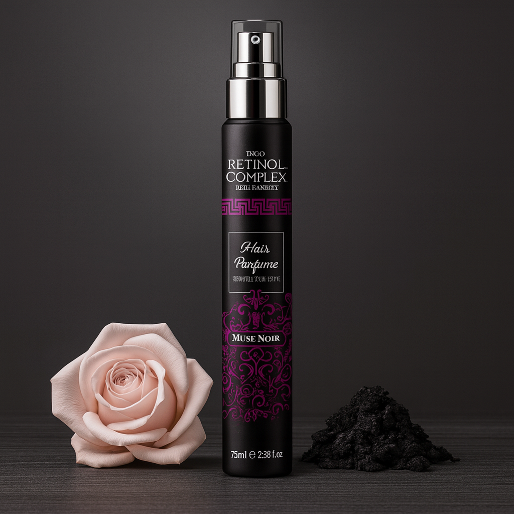 PARFUM ELIXIR SUBLIME POUR CHEVEUX "MUSK NOIR ROSE" (inspiration Narcisso) DE CHEZ RETINOL COMPLEX