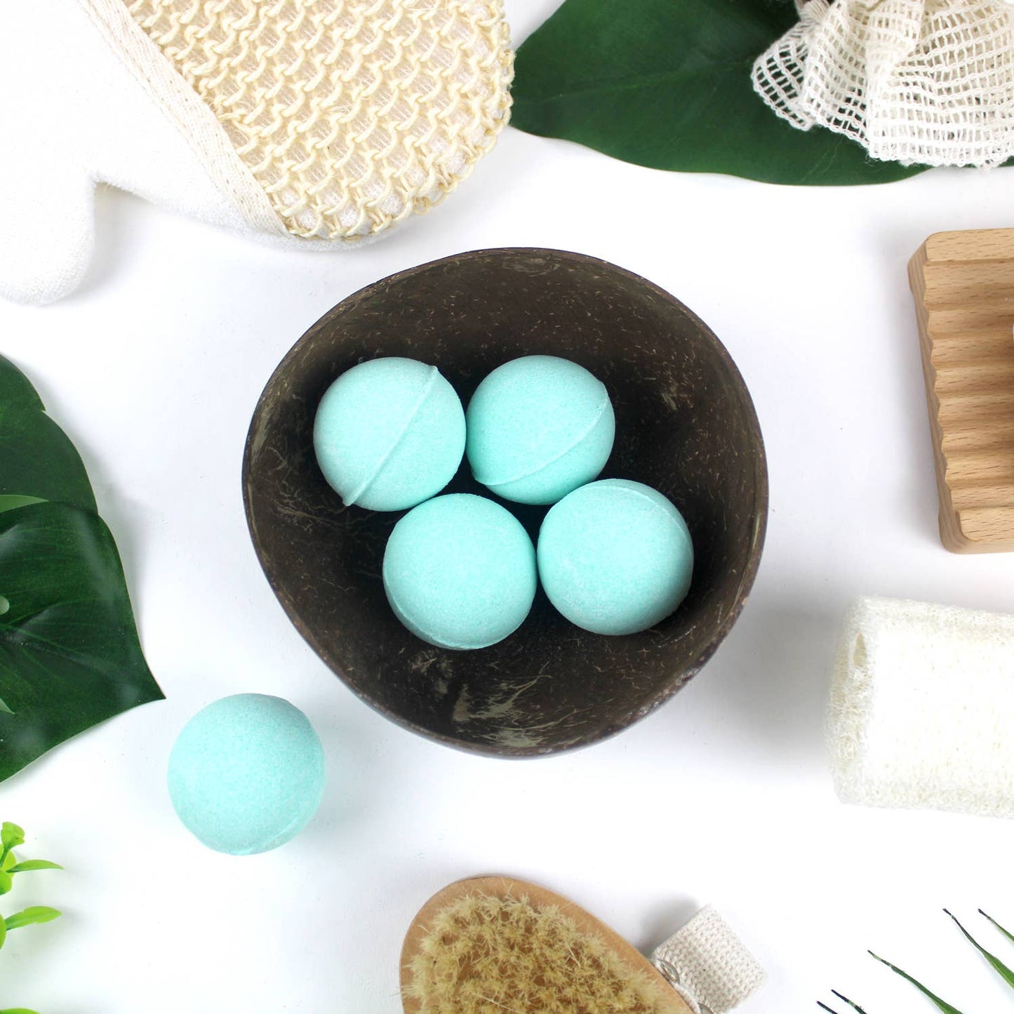 Sachet bombes de bain 40 grs x 5 - Senteur Monoï