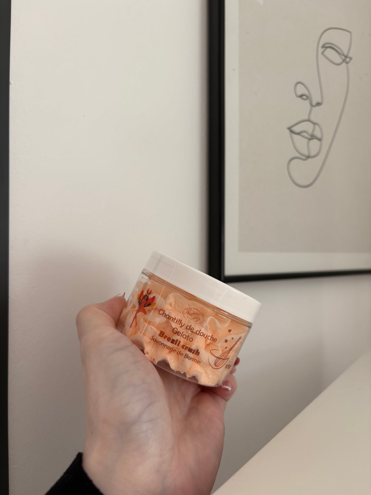 Chantilly de douche/bain (savon) - 100gr - Savonnerie de Bormes - Fabrication artisanale