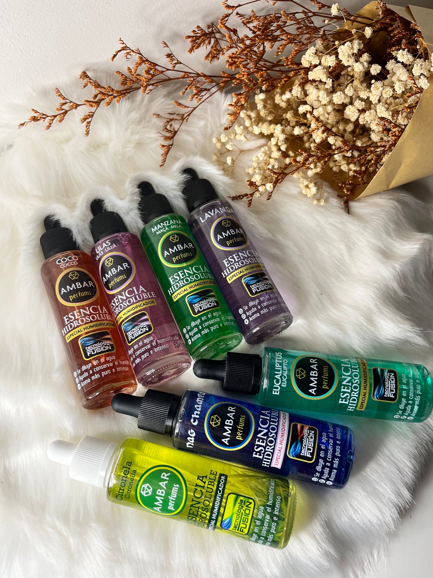 Essence pour diffuseur de parfum AMBAR - diverses senteurs disponibles