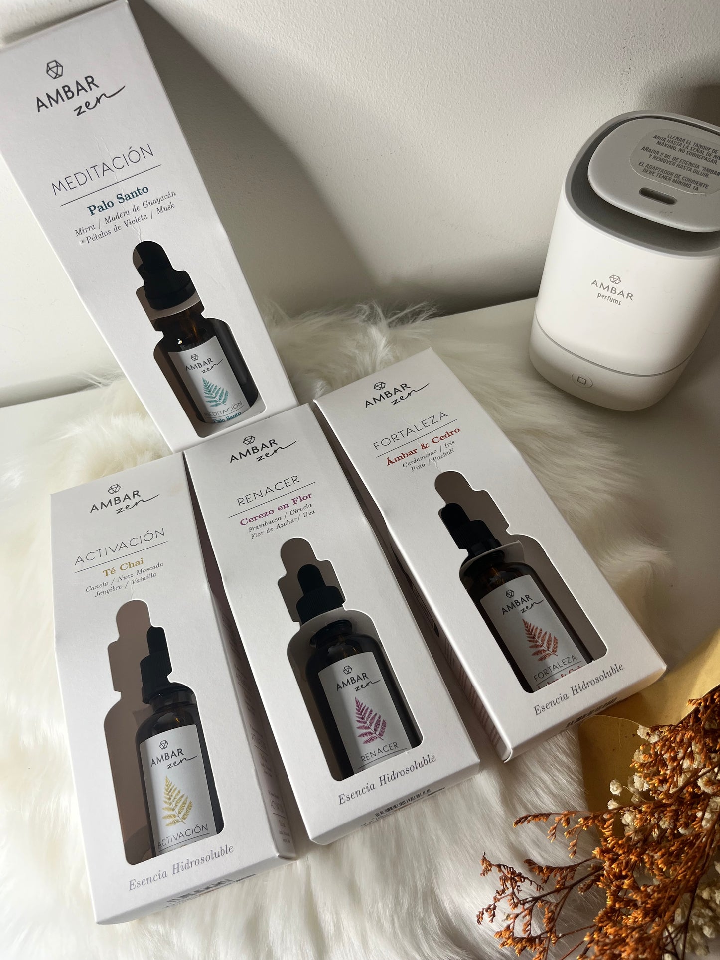 Essence pour diffuseur de parfum AMBAR - diverses senteurs disponibles