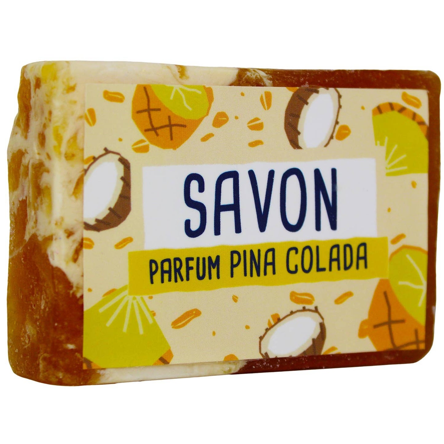 Savon en tranche glyc végé 100 gr - Senteur Pina colada