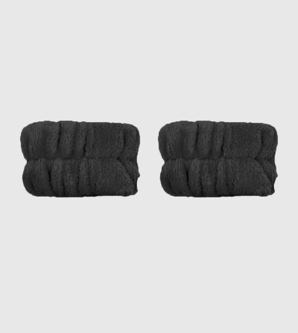 CALA - Coffret bandeau et bracelet de spa (noir avec strass)