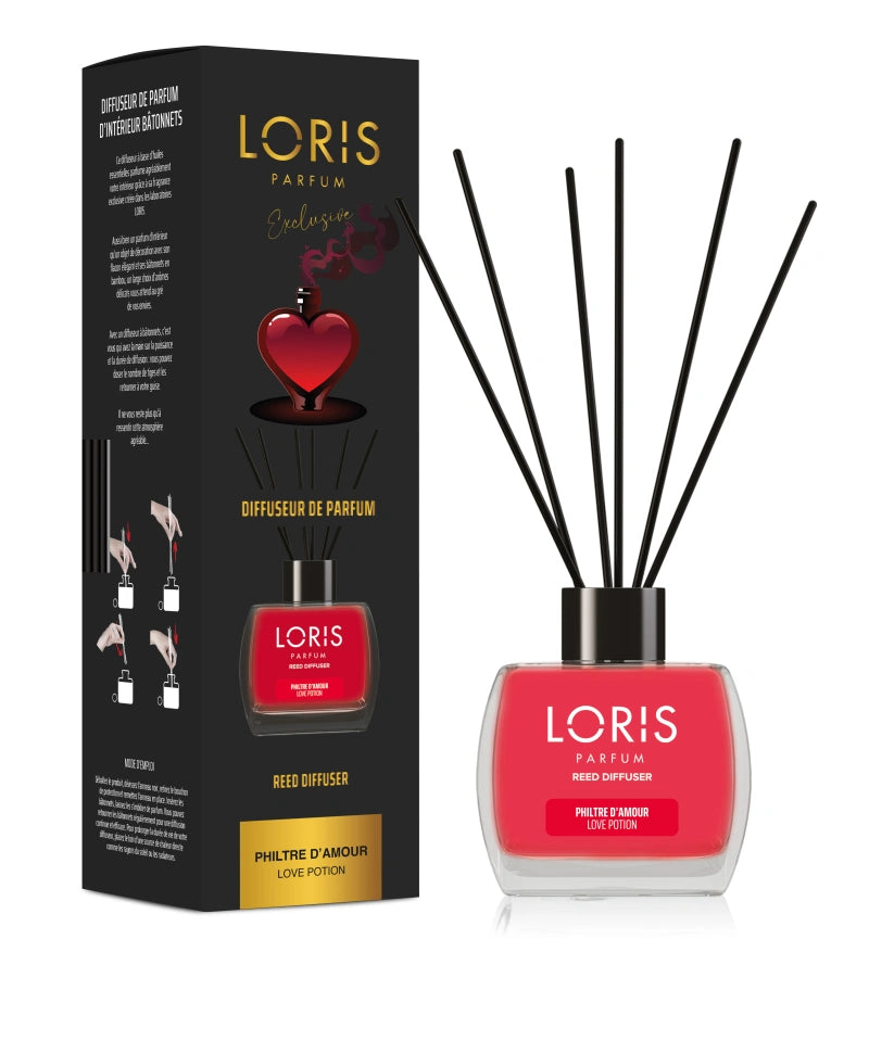Mikado diffuseur de parfum PHILTRE D’AMOUR - Loris parfum - 120ml