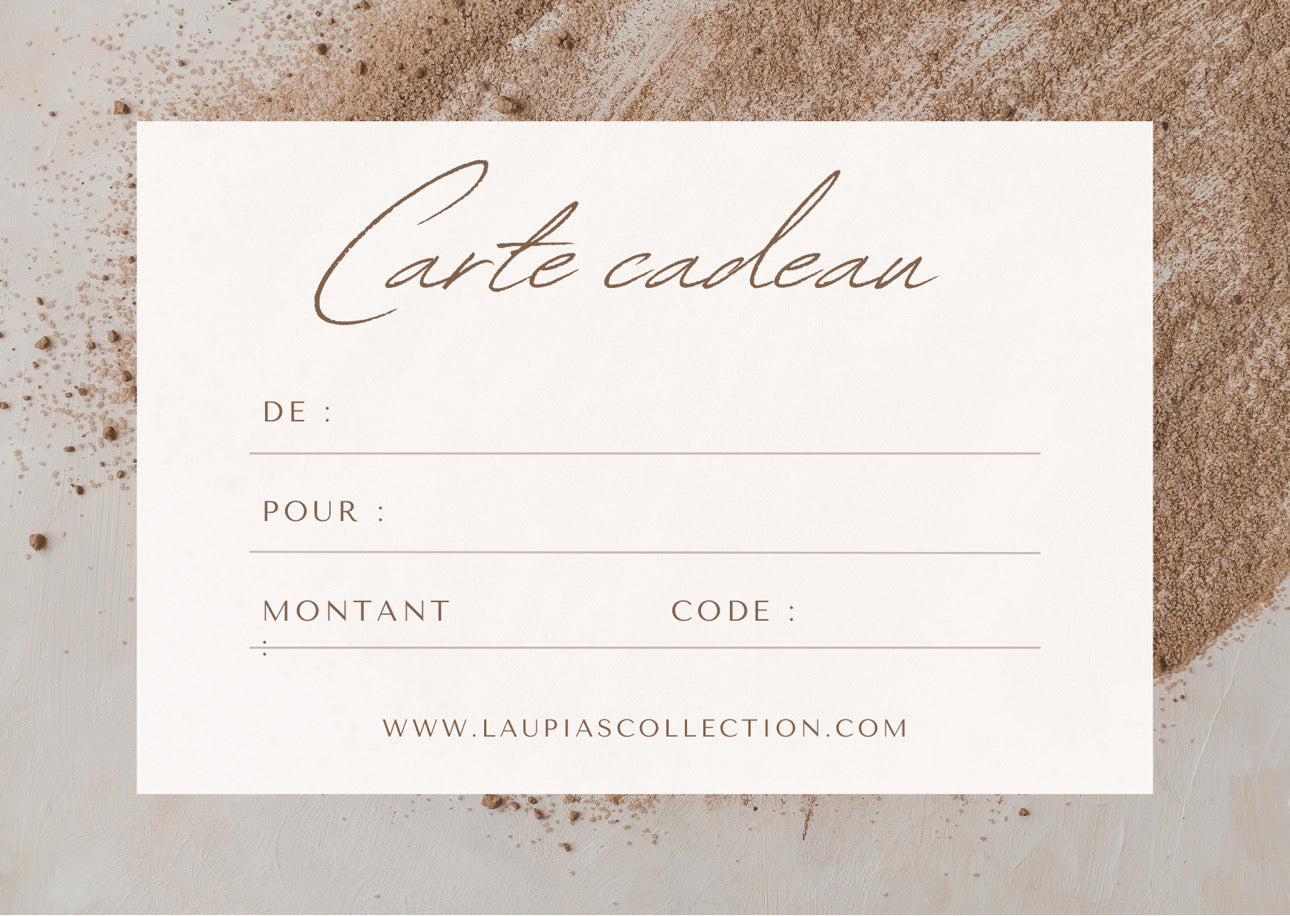 Carte-cadeau LauPia’S Collection