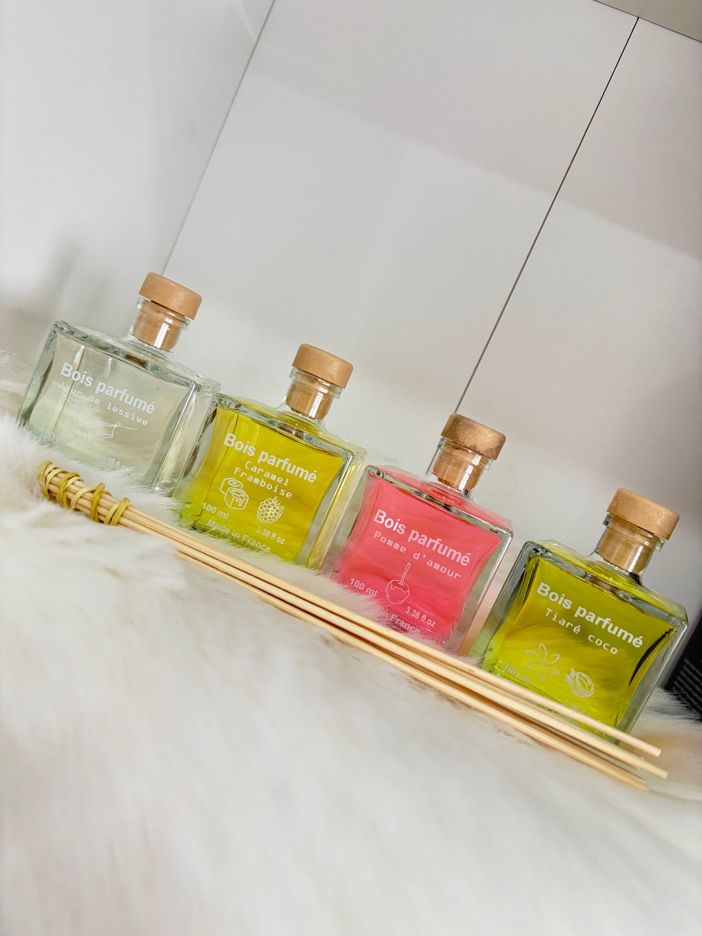 Diffuseurs Mikado 100ml - diverses variantes - Savonnerie de Bormes