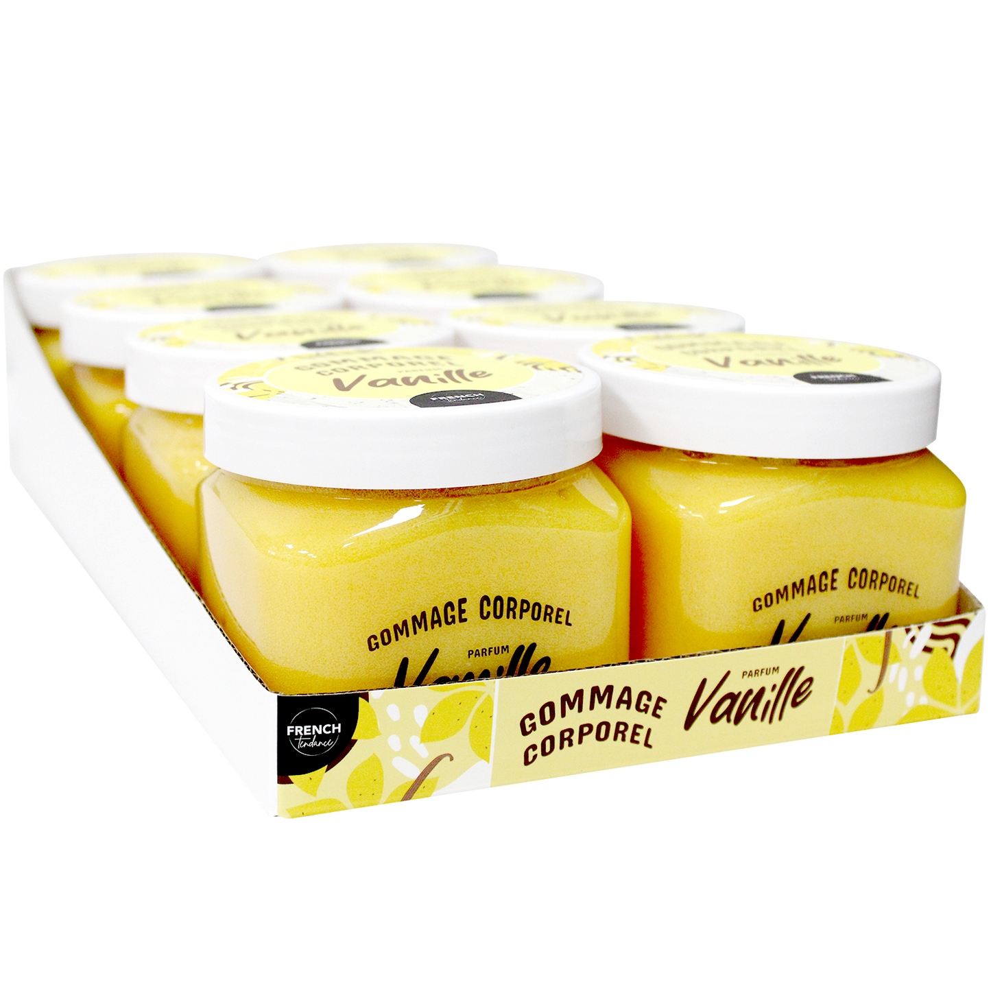 Gommage corps 470 gr - Senteur Vanille - FRENCH TENDANCE