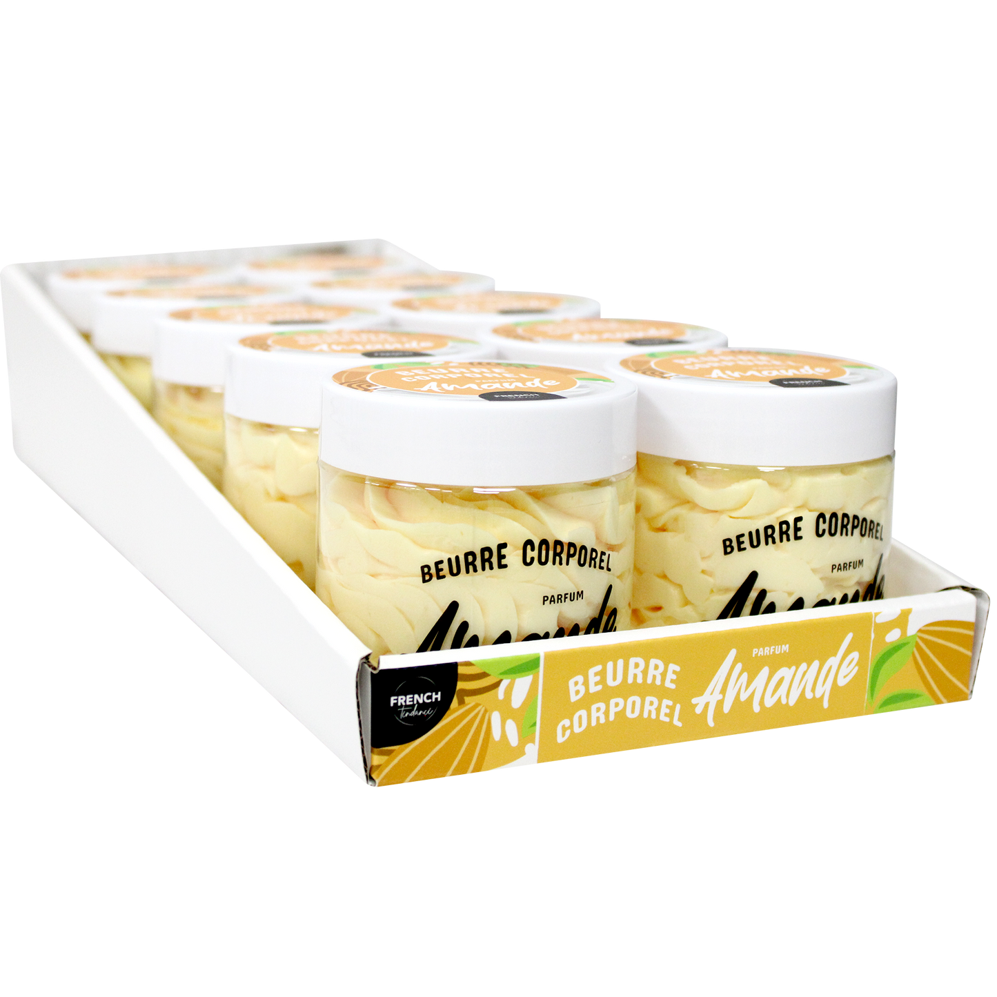 Beurre Corporel fouetté - 190ml - Senteur Amande - FT