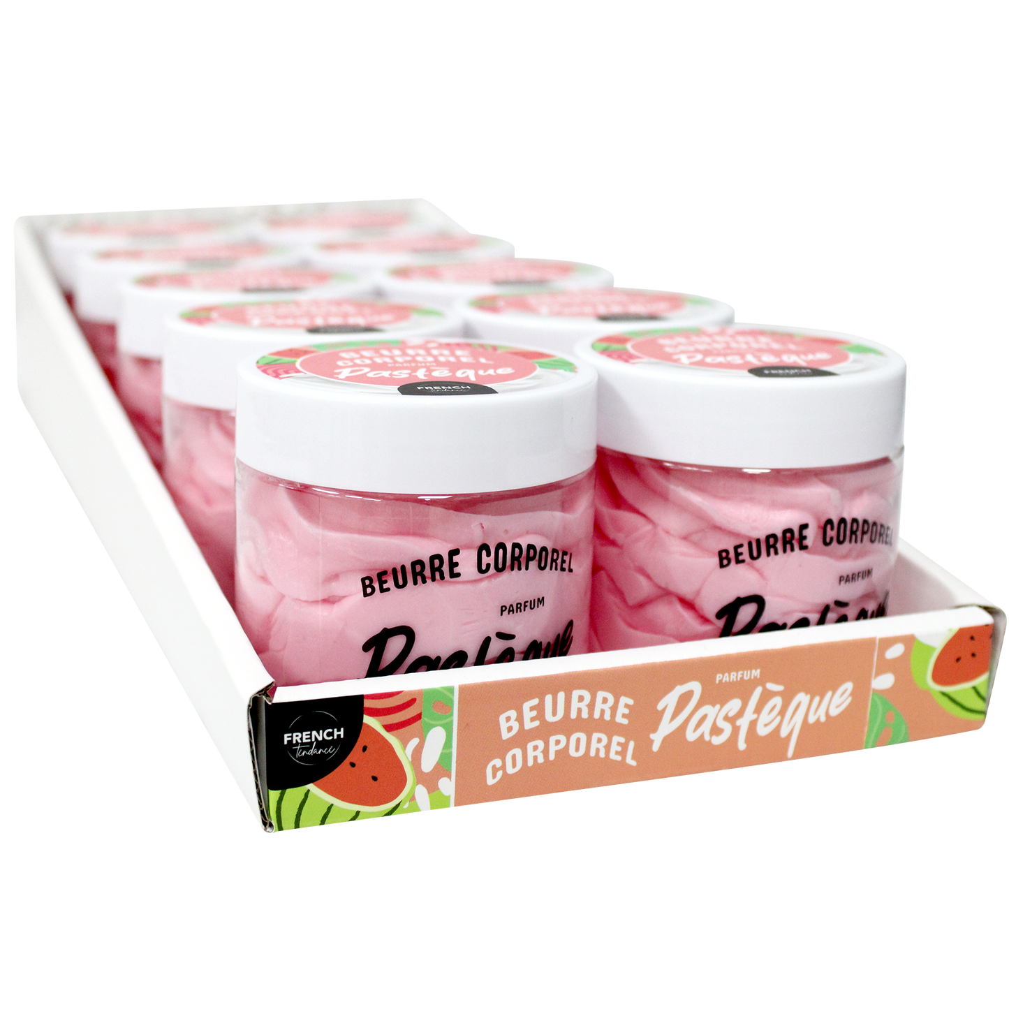 Beurre Corporel fouetté - 190ml - Senteur Pastèque - FT