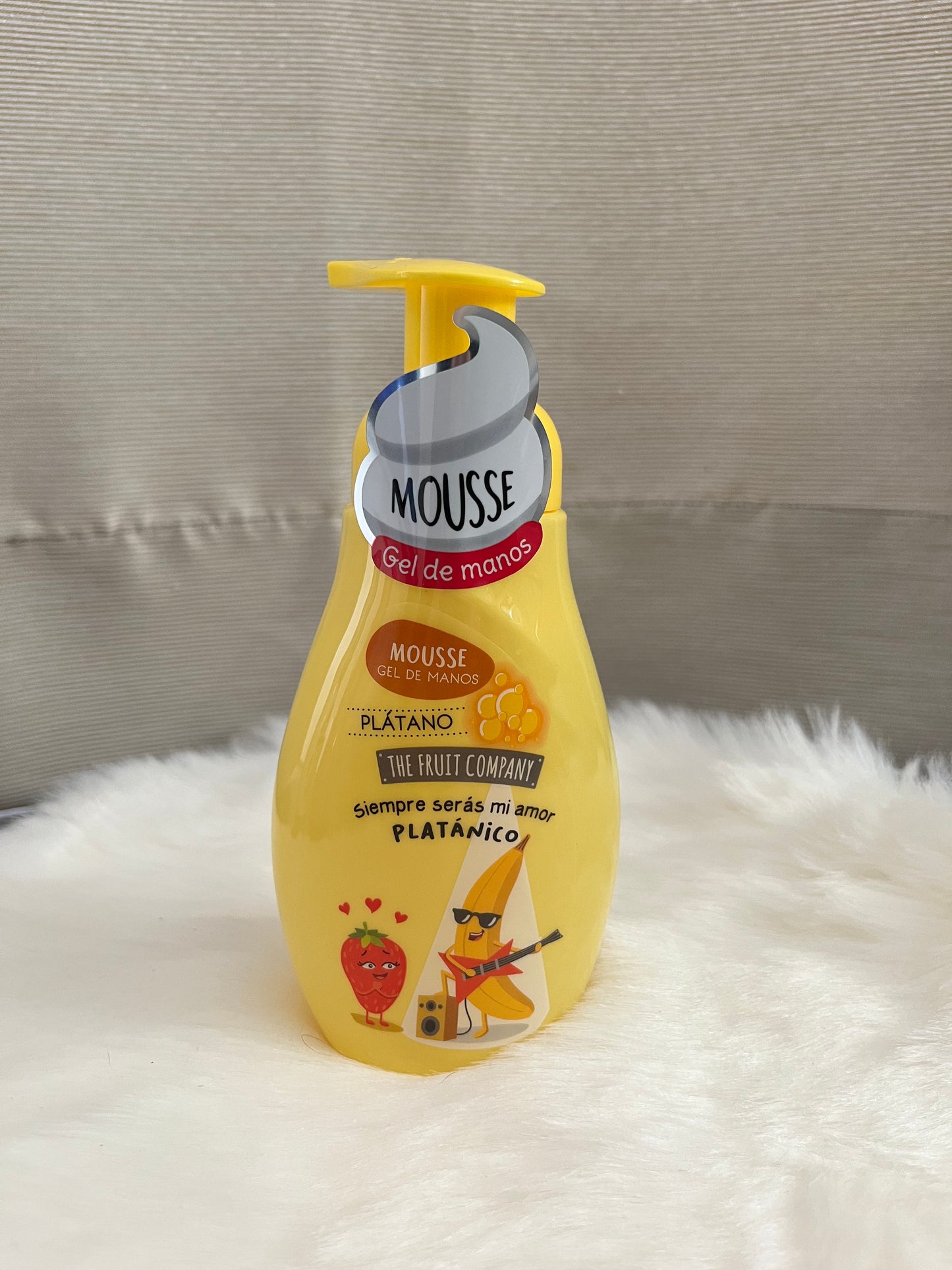 Savons mains « pousse mousse » COCO, MELON, BANANE, FRAISE CHANTILLY