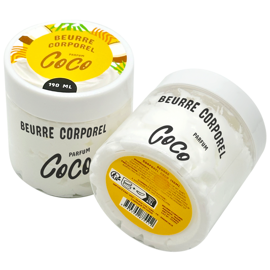 Beurre Corporel fouetté - 190ml - Senteur Coco - FT