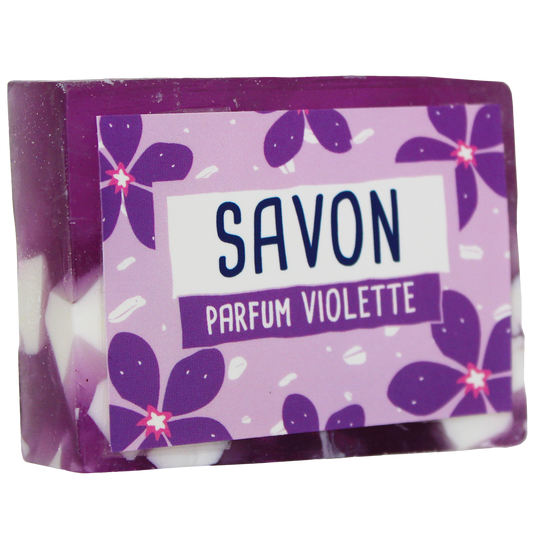 Savon en tranche glyc végé 100 gr - Senteur Violette