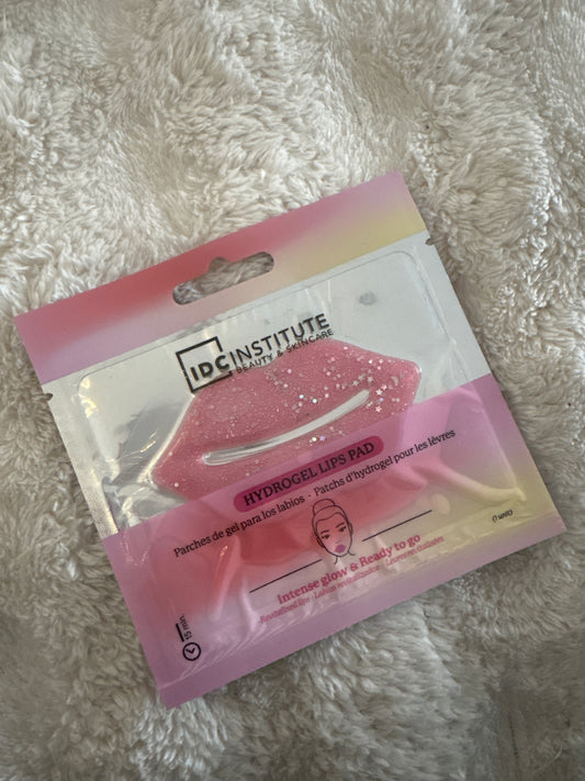 Patch lèvres hydrogel à paillettes rose