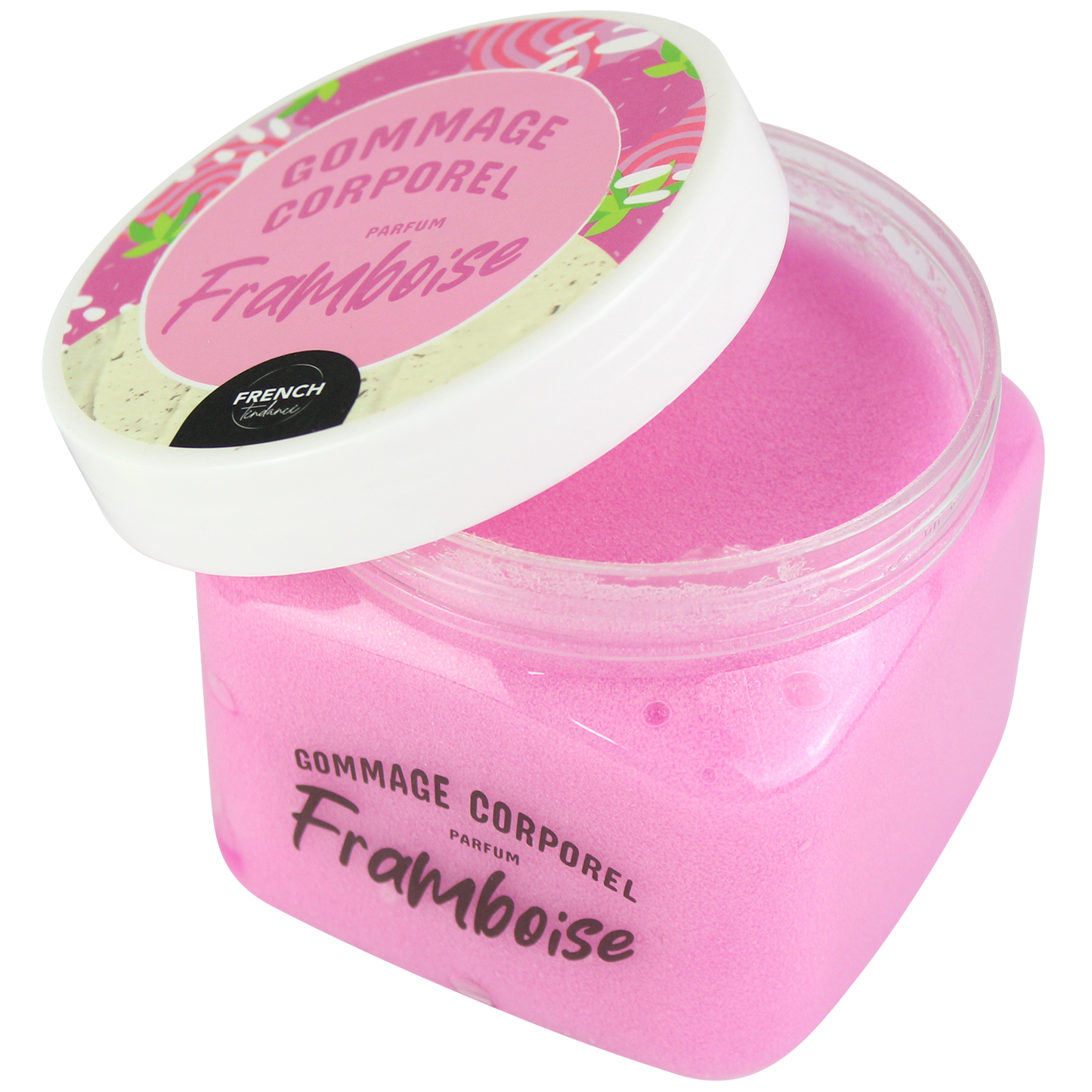 Gommage corps 470 gr  - Senteur Framboise - FRENCH TENDANCE