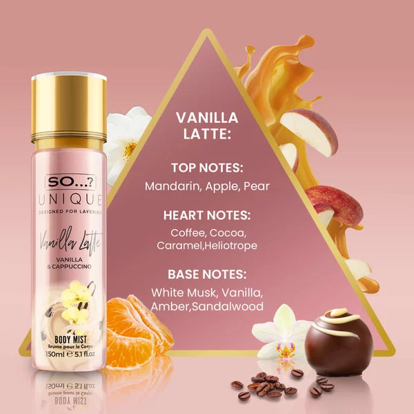 Brume parfumée - So unique - Vanilla Latte - 150ml