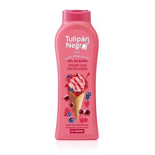 Gel douche Crème glacée & fruits rouges 650ml - Tulipan negro