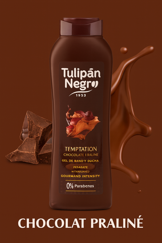 GEL DOUCHE TULIPAN NEGRO CHOCOLAT PRALINÉ 650ML