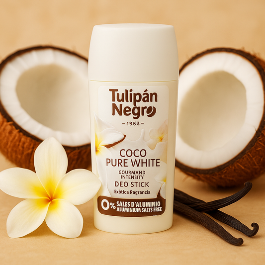 DEO STICK TULIPAN NEGRO COCO PURE WHITE 60ML