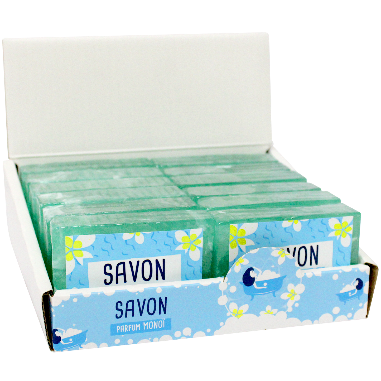 Savon en tranche glyc végé 100 gr - Senteur Monoï