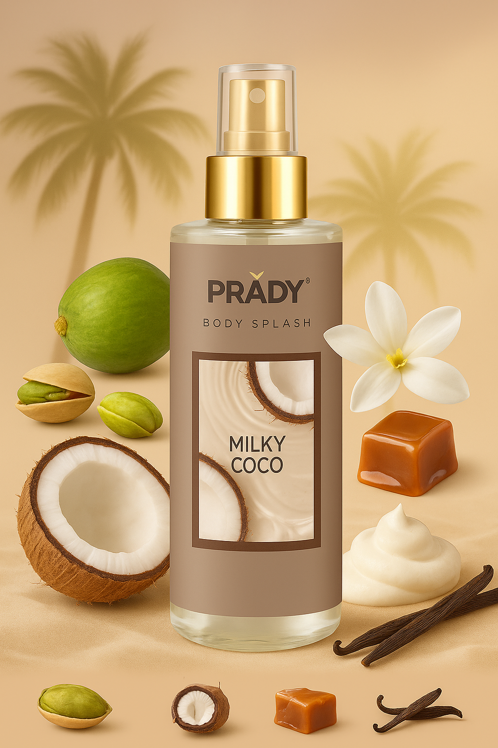 BRUME CORPS ET CHEVEUX MILKY COCO 250ML - PRADY