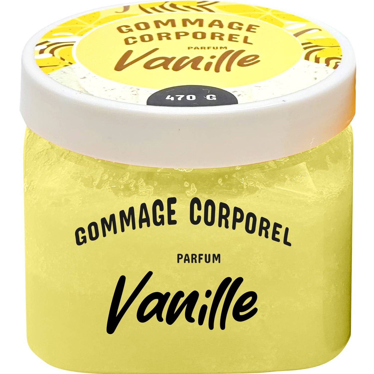 Gommage corps 470 gr - Senteur Vanille - FRENCH TENDANCE