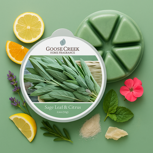 Fondants parfumés - Feuille de sauge et agrumes Goose Creek Candle®