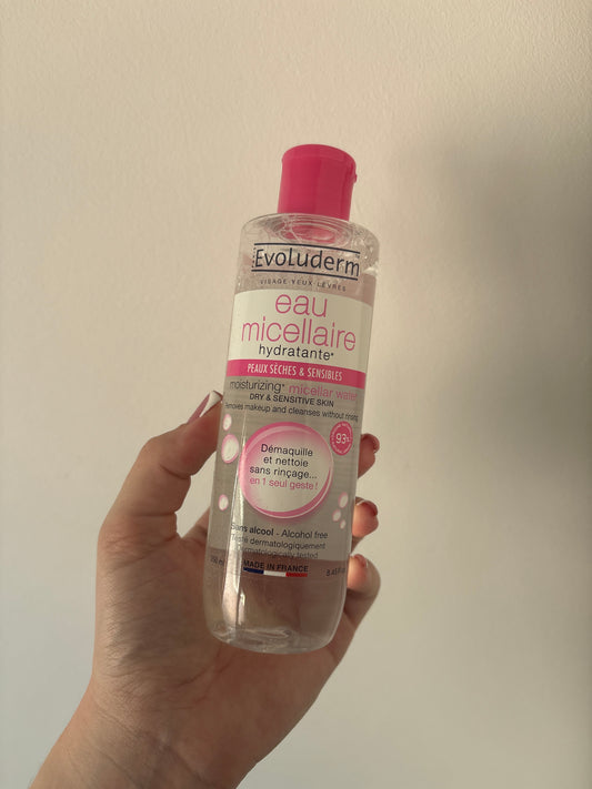 Eau micellaire hydratante evoluderm
