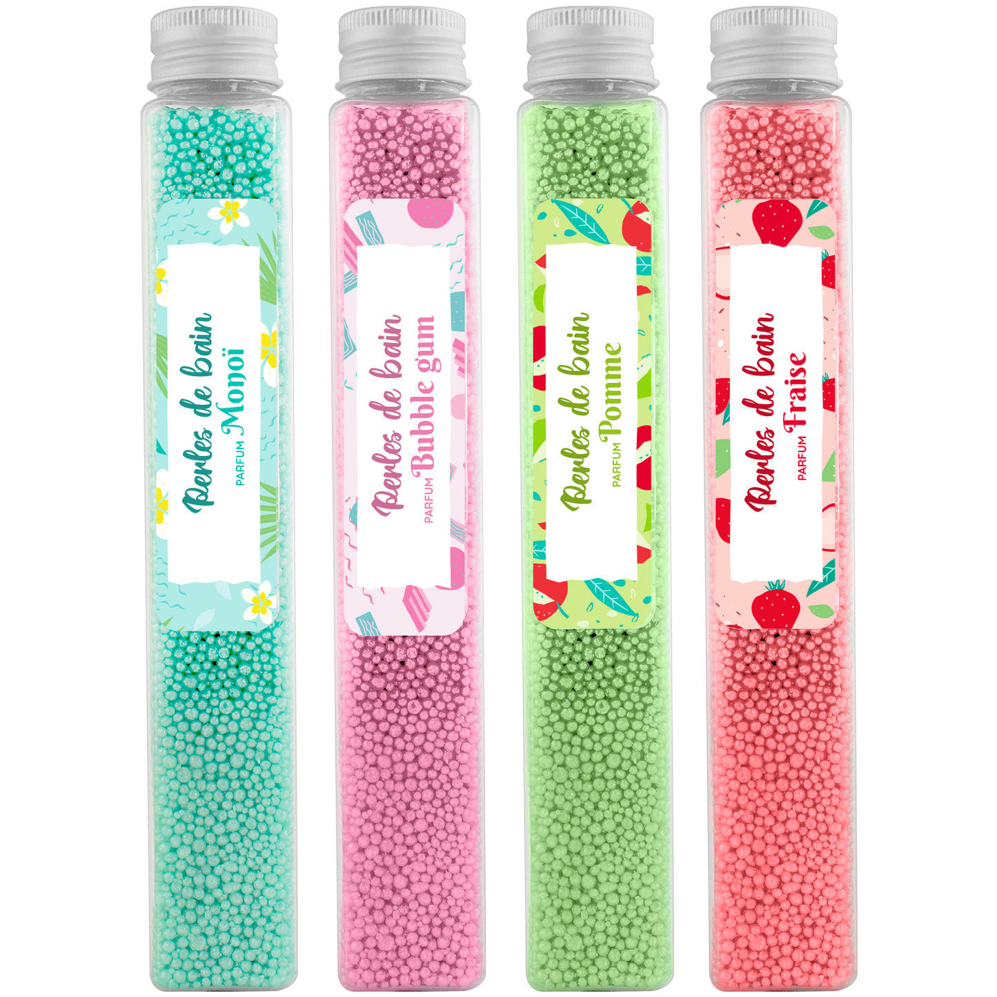 Tube Sels de bain 90 grs - Senteurs assorties Monoï /bubble