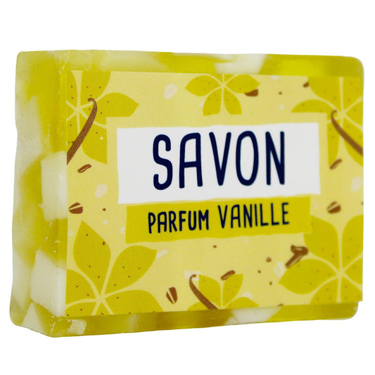 Savon en tranche glycérine végétale 100 gr - Senteur Vanille