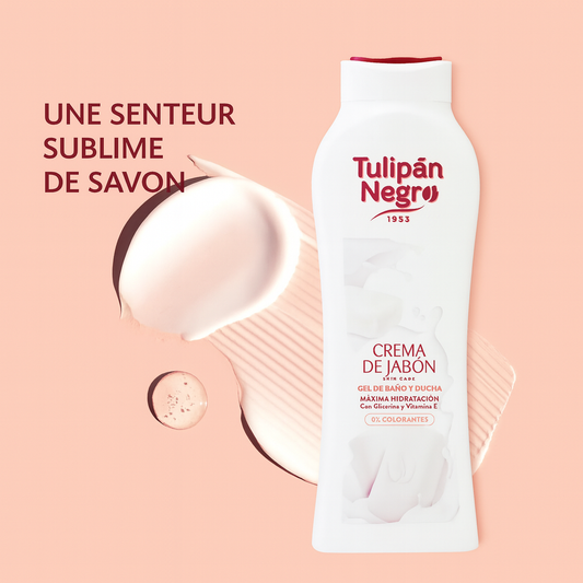 GEL DOUCHE TULIPAN NEGRO CRÈME DE SAVON 650ML