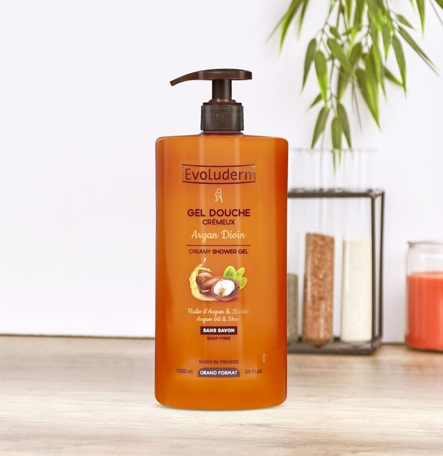 Gel douche Argan Divin - Evoluderm 500ml