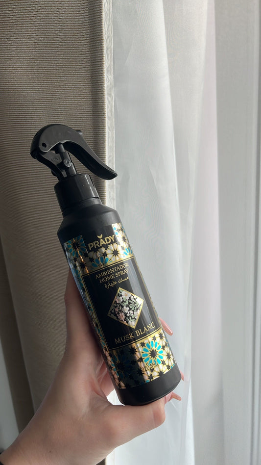 Spray ambiance et textiles au Musk blanc - PRADY