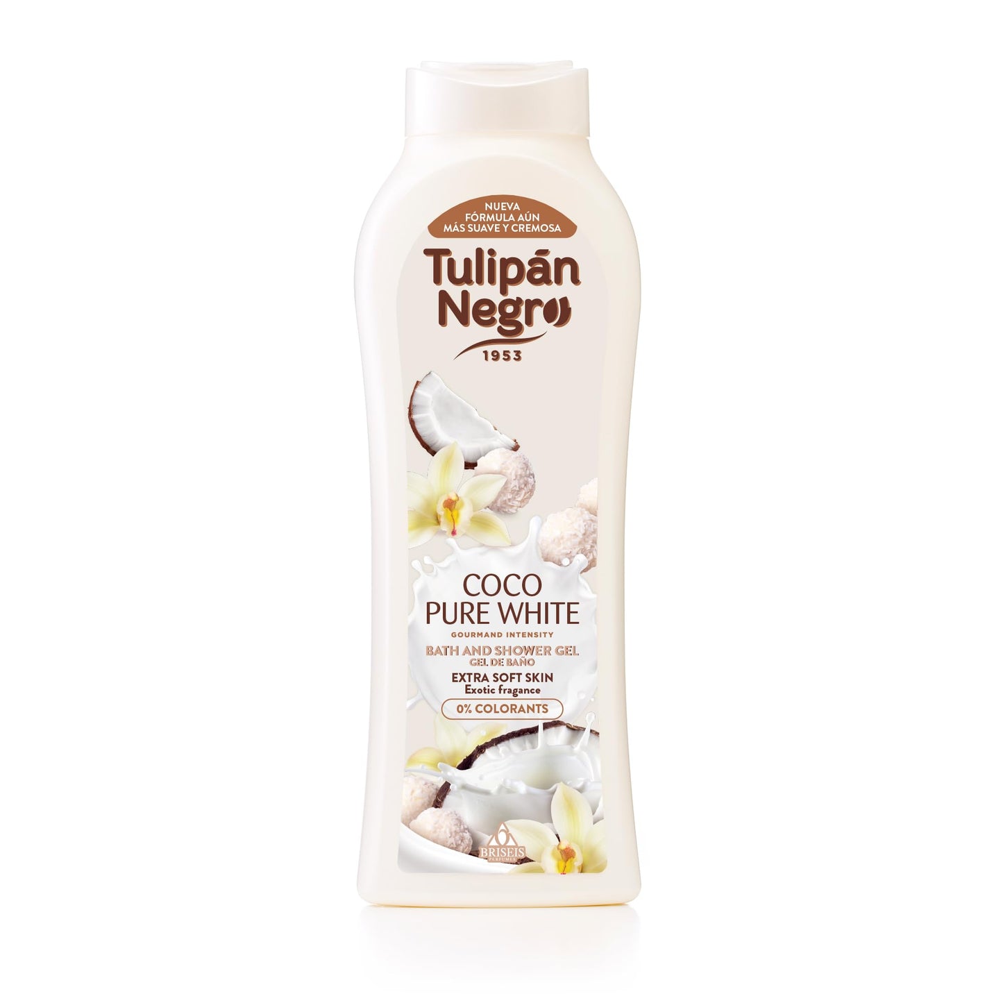 Gel douche Coco pure white 650ml - Tulipan Negro