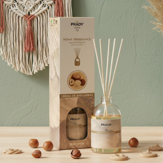 Mikado diffuseur de parfum Prady - CRÈME DE NOISETTES - 100ml