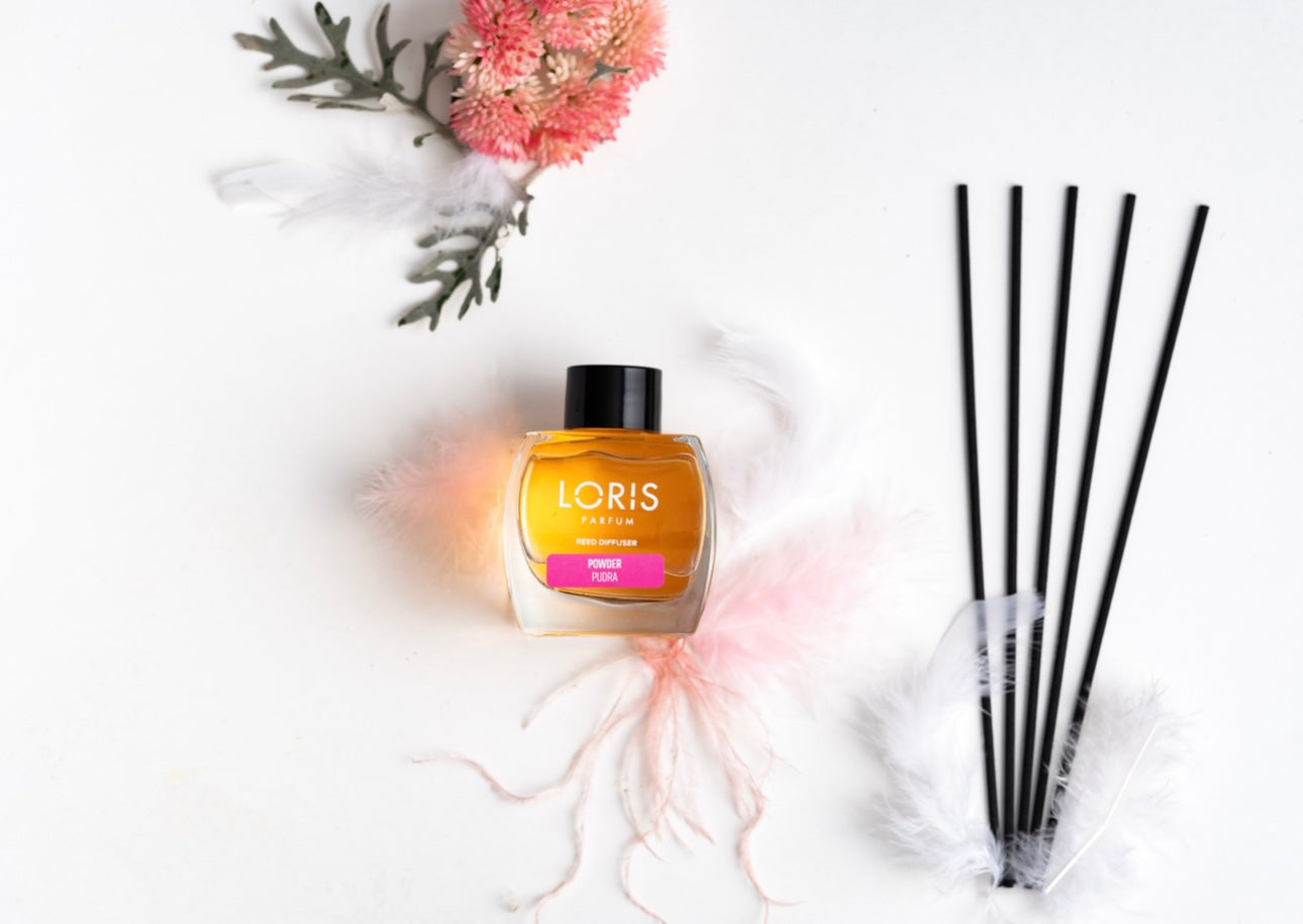 Mikado diffuseur de parfum POUDRÉ - Loris Parfum - 120ml