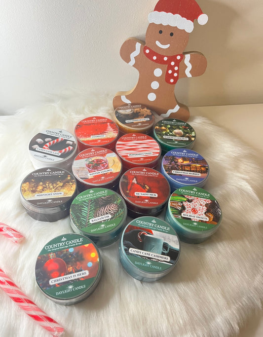 🎅🏻 COUNTRY CANDLE - Petites bougies édition Noël - diverses variantes