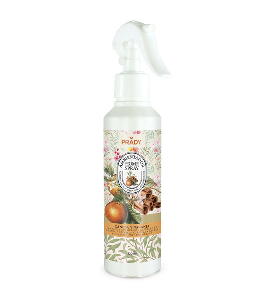 Spray ambiance et textiles Orange cannelle - Prady