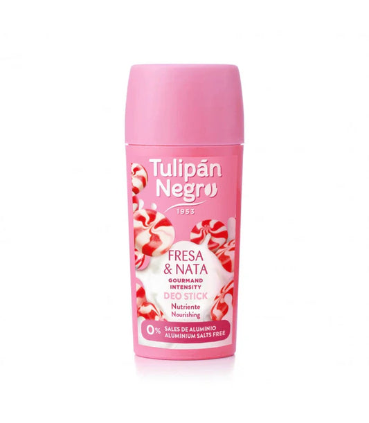 Déodorant en stock solide Fraise et chantilly - Tulipan Negro