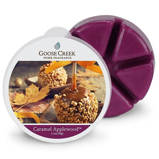 🍂 Fondants parfumés CARAMEL APPLEWOOD - Goose creek 59gr/ 50-80h