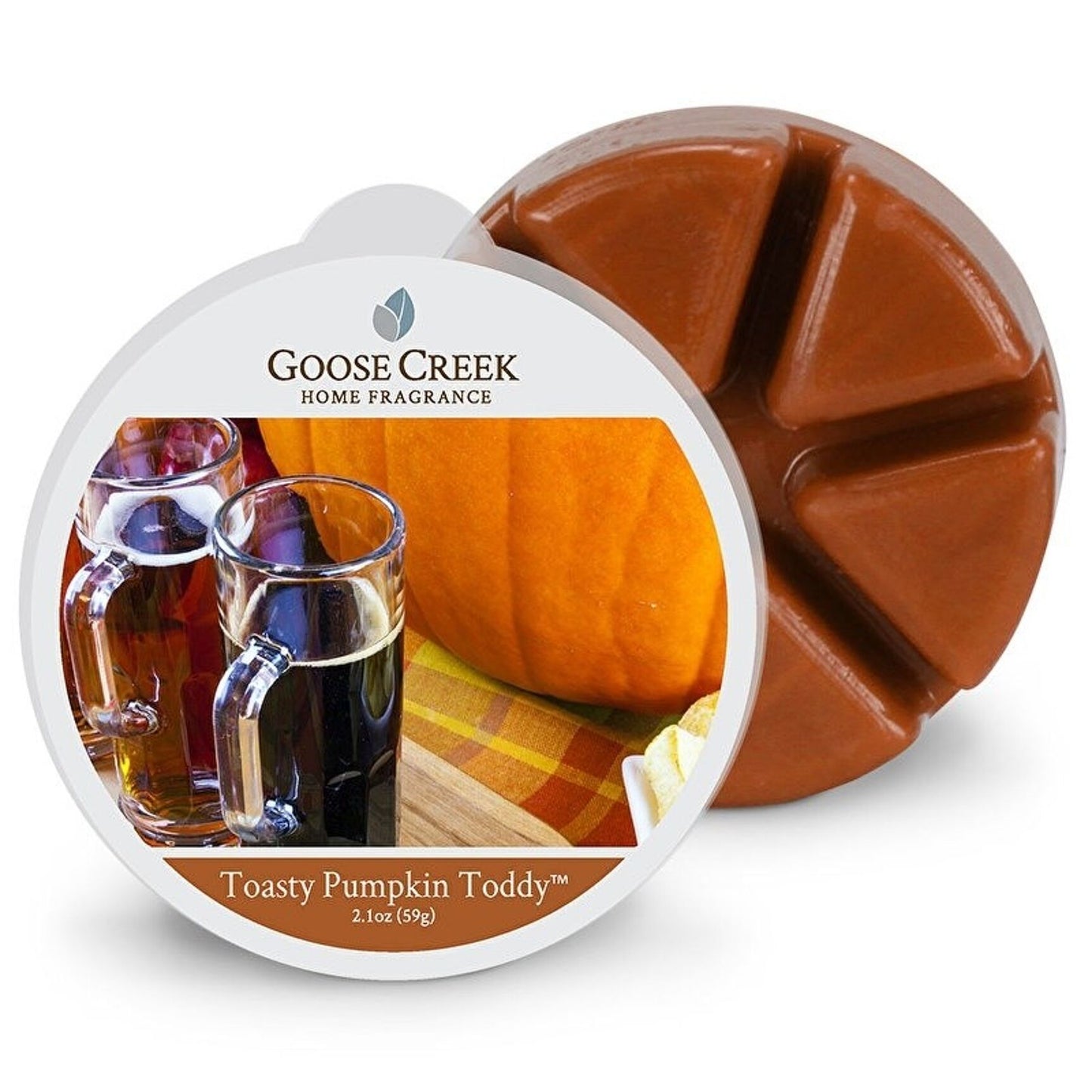 🍂 Fondants parfumés - CITROUILLE GRILLÉE TODDY - Goose creek 59gr/ 50-80h