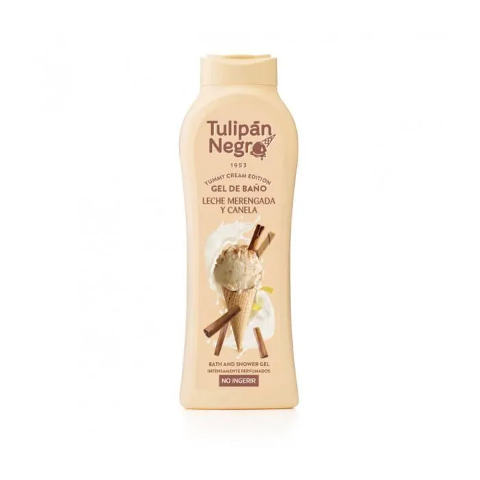 Gel douche au Lait meringué & cannelle 650ml - Tulipan negro