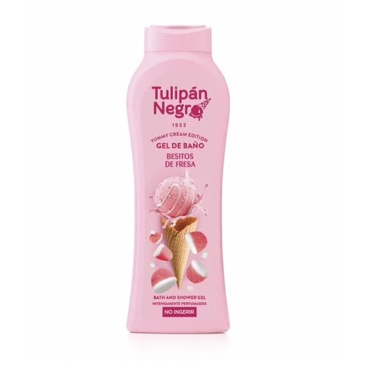 Gel douche Crème glacée & bonbon fraise 650ml - Tulipan negro