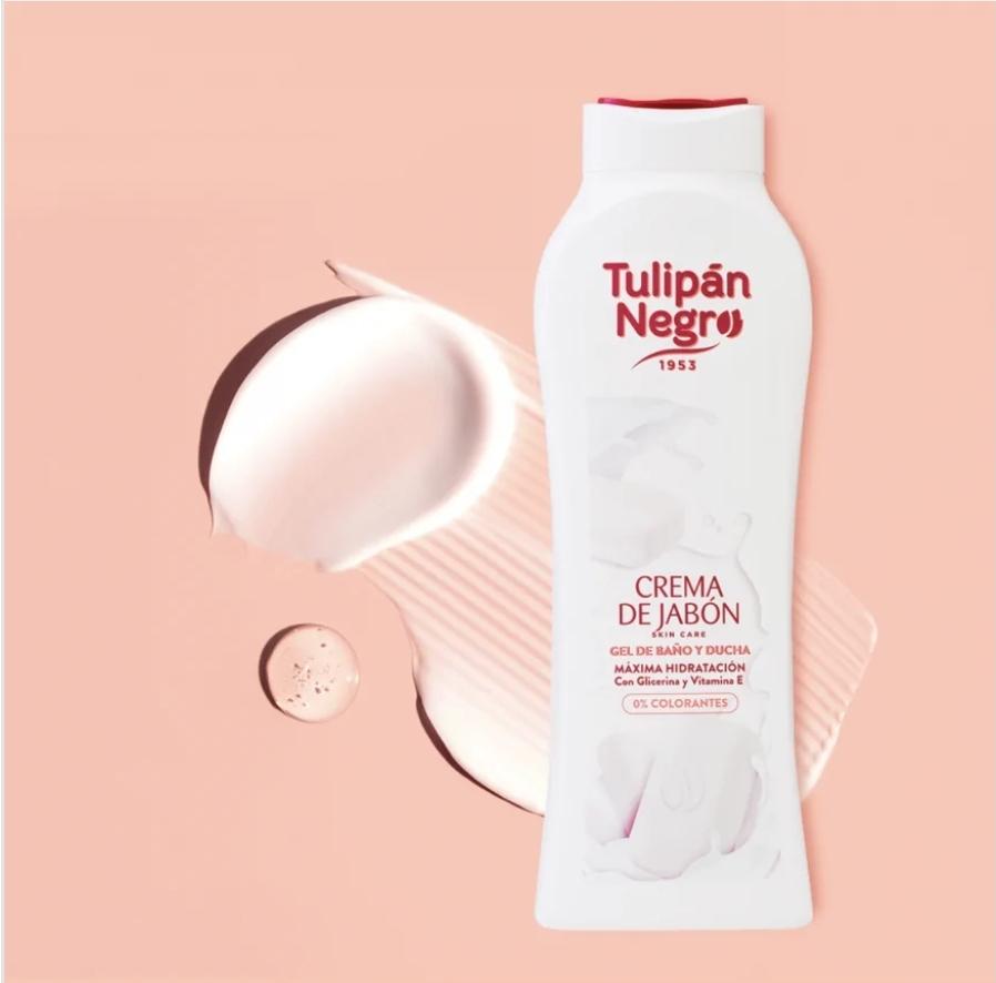 Gel douche à la crème de savon 650ml - Tulipan negro