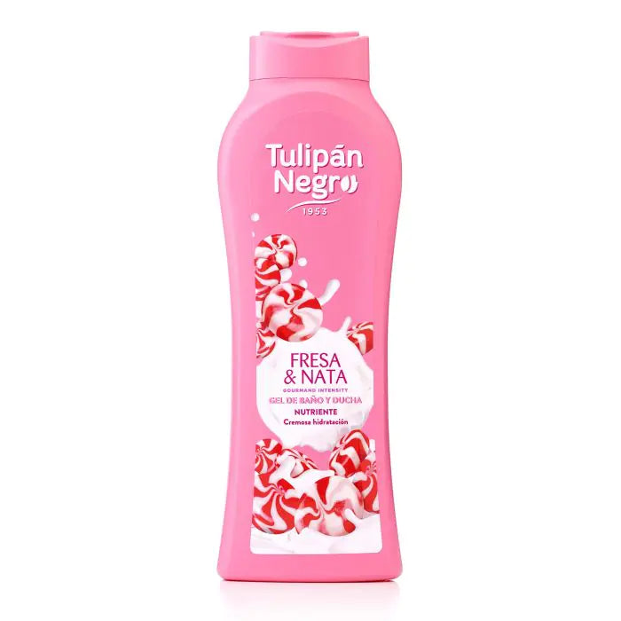 Gel douche Fraise & Chantilly 650ml - Tulipan negro