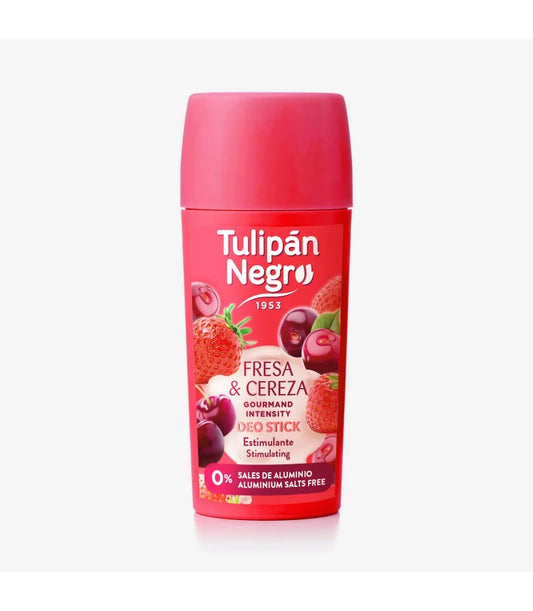 Déodorant en stock solide FRAISE & CERISE - Tulipan negro