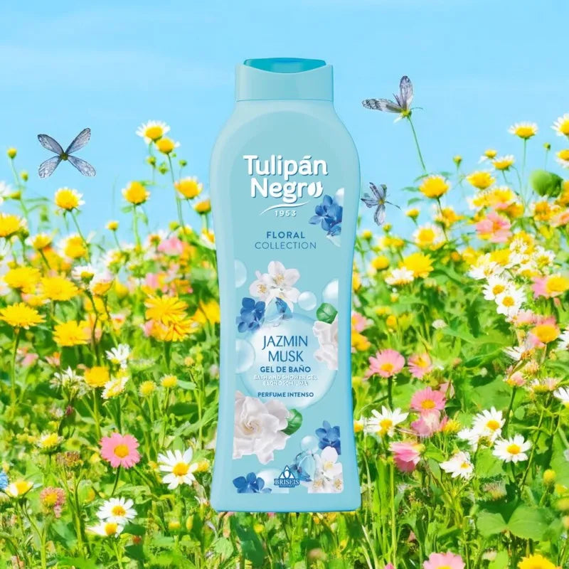 Gel douche Tulipan Negro - Jasmin & Musc - 650ml