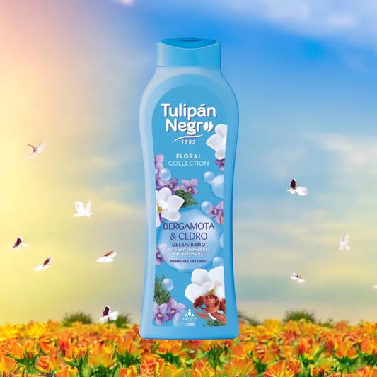 Gel douche Tulipan Negro - Bergamote & Cèdre - 650ml