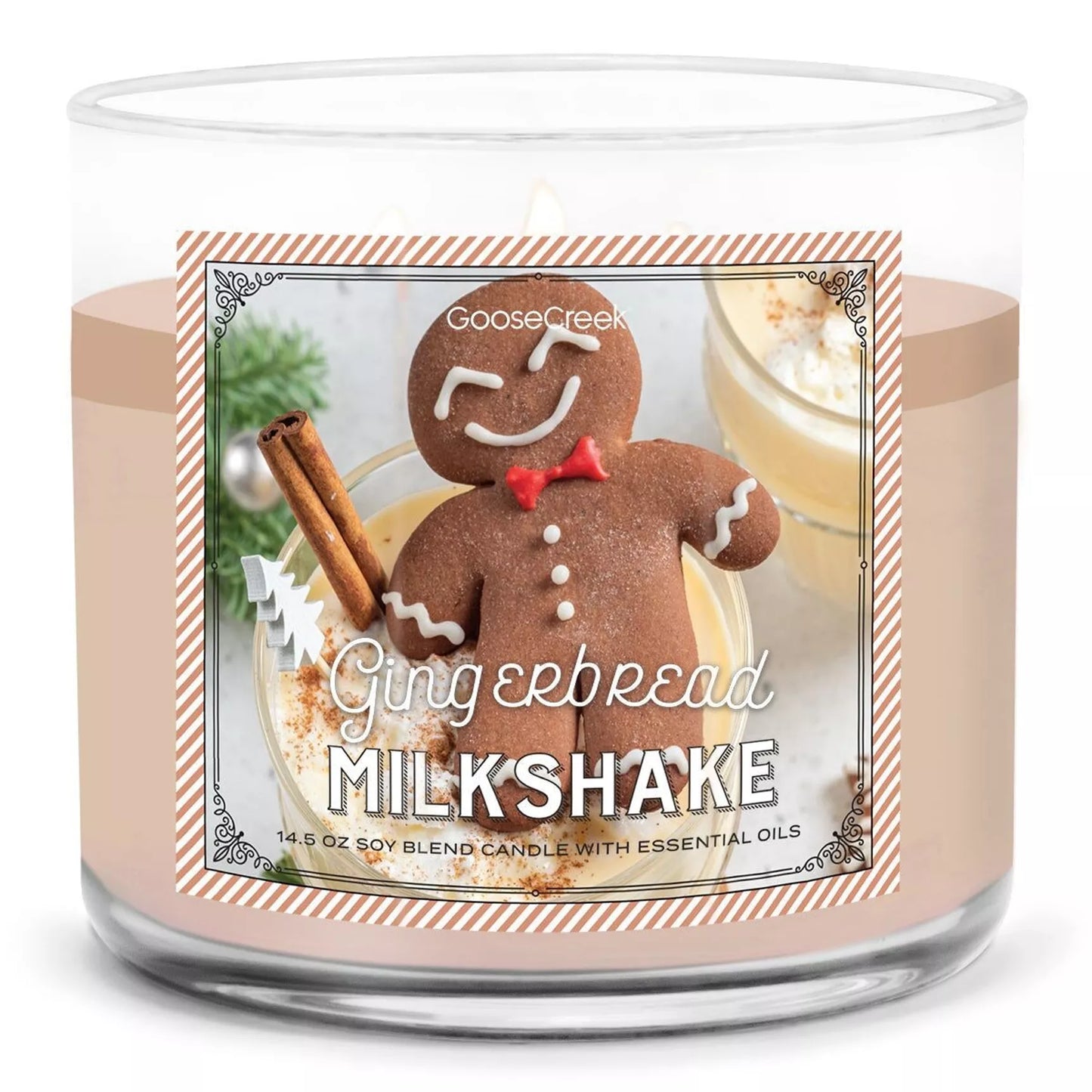 🎅🏻 Milkshake au pain d'épices Goose Creek Candle® 3 mèches 411 grammes