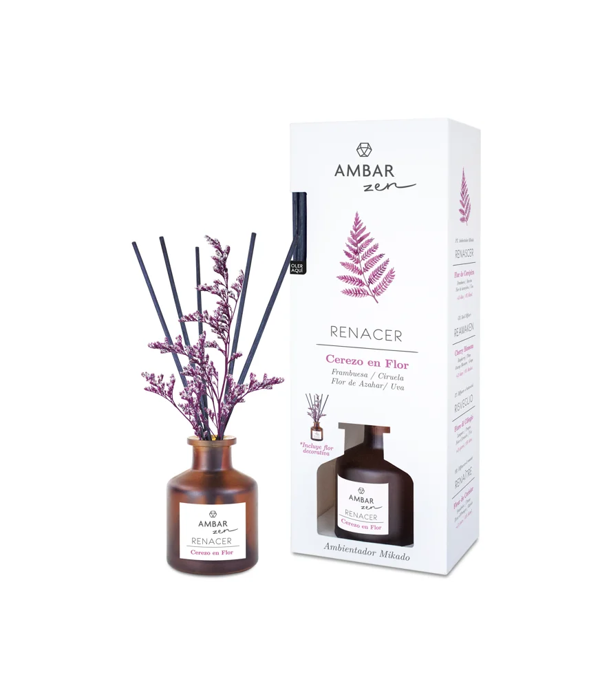 AMBAR - Mikado fleur de cerisier (fleurs séchées inclues)